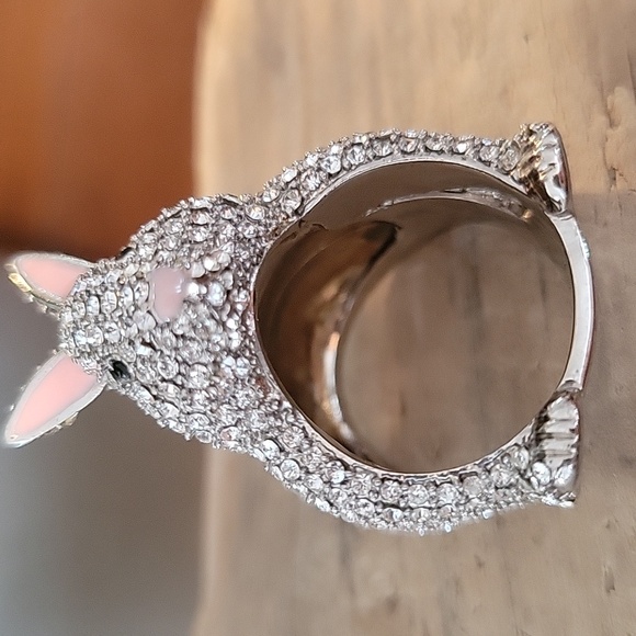 Kate Spade Rhinestone Pave Rabbit Cocktail Ring - Picture 4 of 8